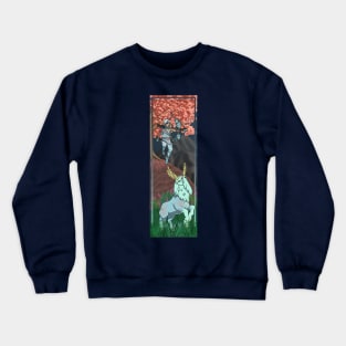 Mystic Deer and Rider Crewneck Sweatshirt